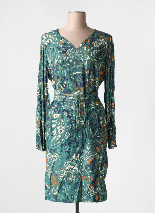 Robe mi-longue vert DIANE LAURY pour femme
