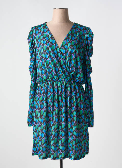 Robe mi-longue vert MORGAN pour femme