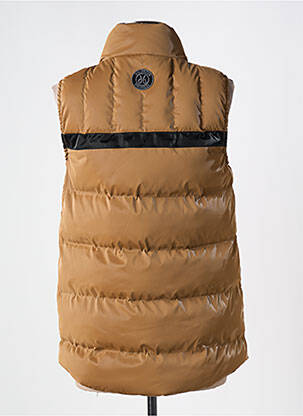 Doudoune poches sans capuche marron DOLCEZZA femme