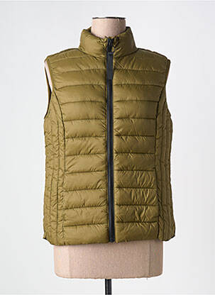 Doudoune poches sans capuche vert JENSEN femme