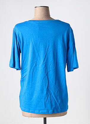 T-shirt coupe droite manches courtes bleu B.YOUNG femme