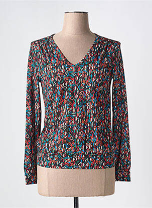 Top tissage jersey manches longues noir DIANE LAURY femme