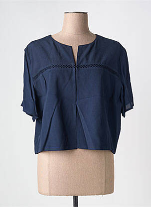 Boléro manches courtes bleu DIANE LAURY femme