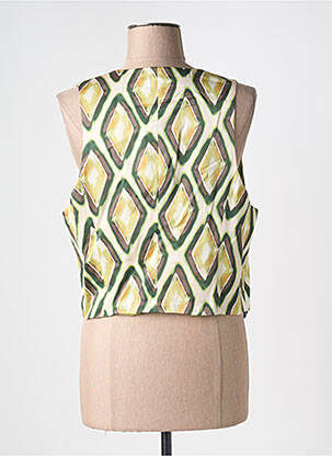 Gilet sans manche coupe cintrée vert SURKANA femme