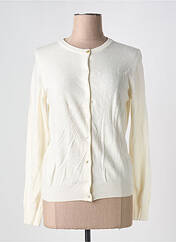 Gilet manches longues blanc CASHMERE pour femme seconde vue