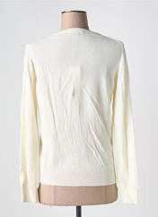 Gilet manches longues blanc CASHMERE pour femme seconde vue