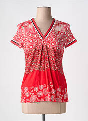 T-shirt rouge FELINO pour femme seconde vue