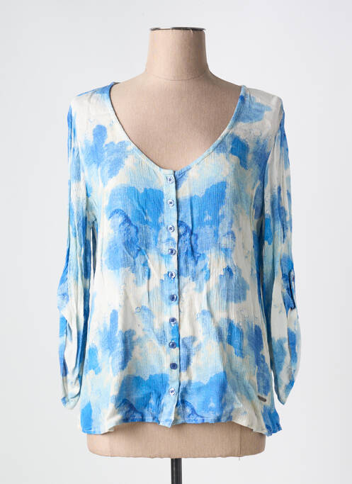 Blouse bleu AGATHE & LOUISE pour femme