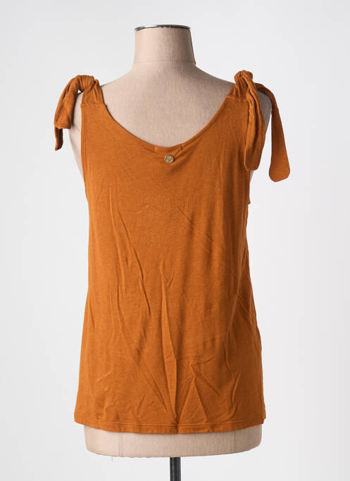 Débardeur marron LOLA ESPELETA pour femme