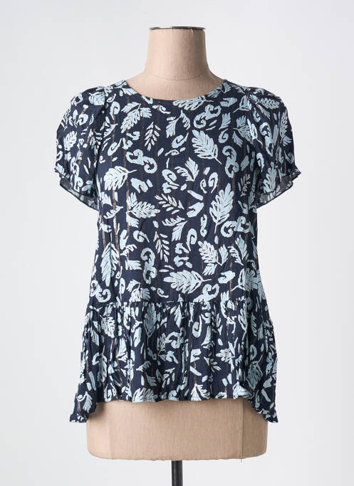 Top bleu ÉTYMOLOGIE pour femme