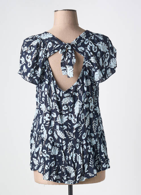 Top bleu ÉTYMOLOGIE femme