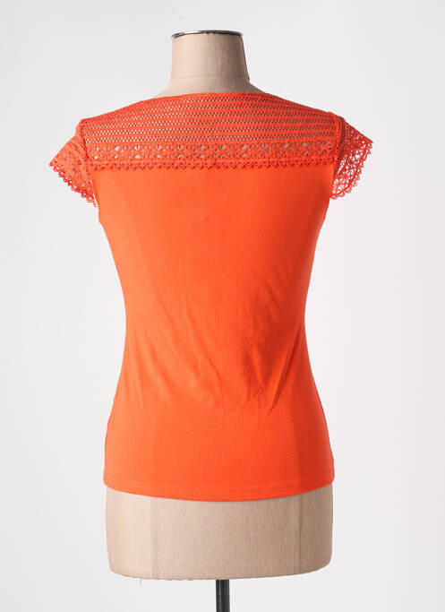 T-shirt orange UNIKA pour femme