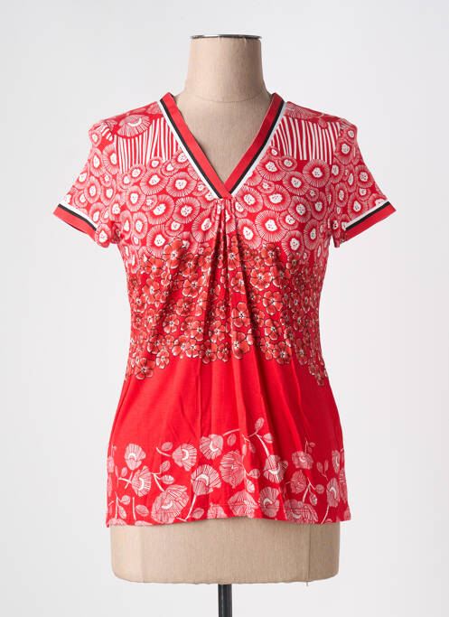 T-shirt rouge FELINO pour femme