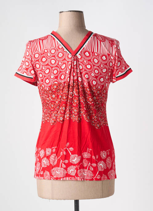 T-shirt rouge FELINO pour femme