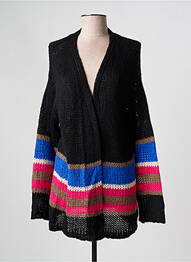Gilet manches longues stretch noir CISO femme