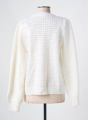 Gilet manches longues col rond beige C'EST BEAU LA VIE femme