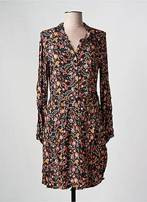 Robe courte manches longues manches longues noir C'EST BEAU LA VIE femme