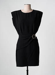 Robe courte fermeture zippée au dos sans manche noir MORGAN femme