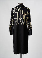 Robe mi-longue noir DOLCEZZA pour femme seconde vue