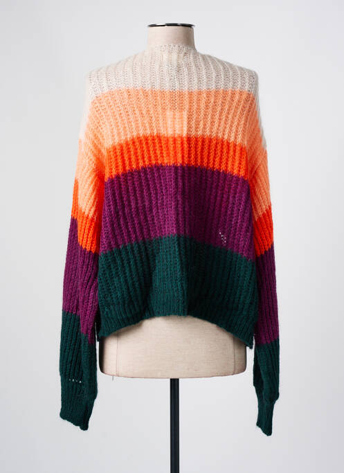 Gilet manches longues beige LOLA ESPELETA pour femme