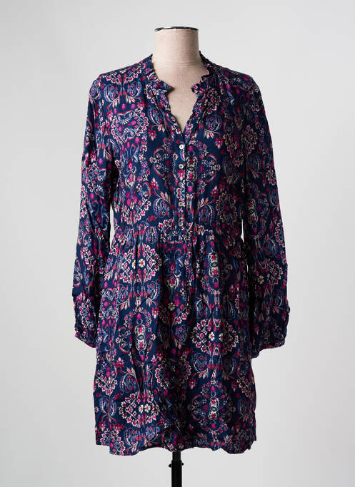 Robe courte bleu C'EST BEAU LA VIE pour femme