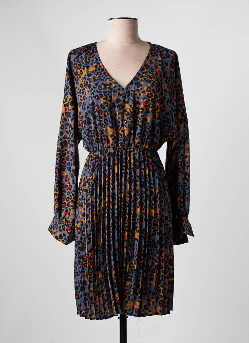 Robe mi-longue gris LOLA ESPELETA pour femme