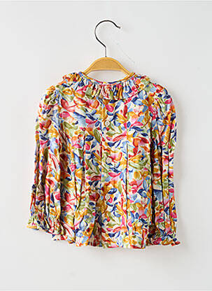 Blouse imprimé fantaisie manches longues rose MAYORAL fille