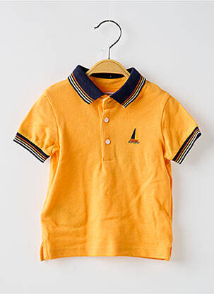 Polo coupe droite manches courtes jaune MAYORAL garçon