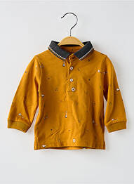 Polo manches longues manches longues jaune MAYORAL garcon