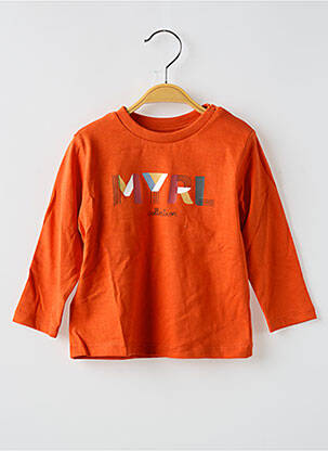 T-shirt manches longues manches longues orange MAYORAL garçon