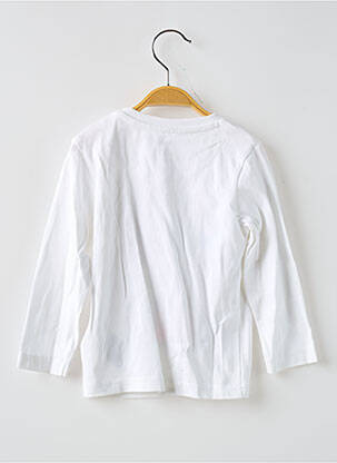 T-shirt imprimé fantaisie manches longues blanc MAYORAL garçon