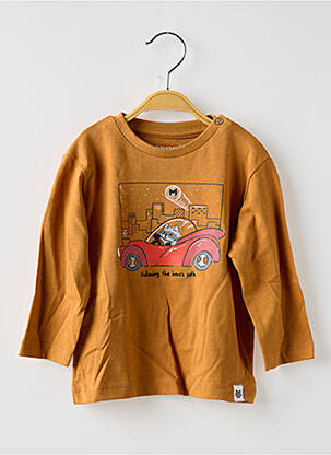 T-shirt manches longues manches longues marron MAYORAL garçon