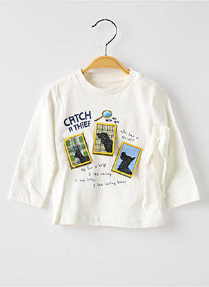 T-shirt manches longues manches longues blanc MAYORAL garçon