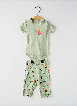 Ensemble pantalon taille élastique vert MAYORAL garçon