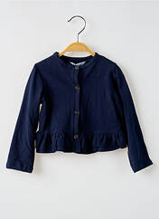 Gilet manches longues bleu MAYORAL pour fille seconde vue