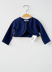 Gilet manches longues bleu MAYORAL pour fille seconde vue