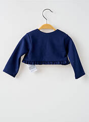 Gilet manches longues bleu MAYORAL pour fille seconde vue