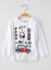 T-shirt blanc MAYORAL pour garçon seconde vue