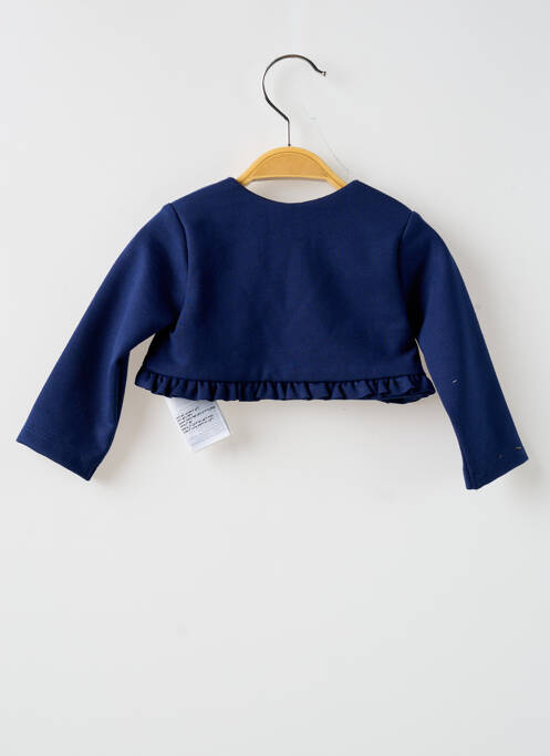 Gilet manches longues bleu MAYORAL pour fille