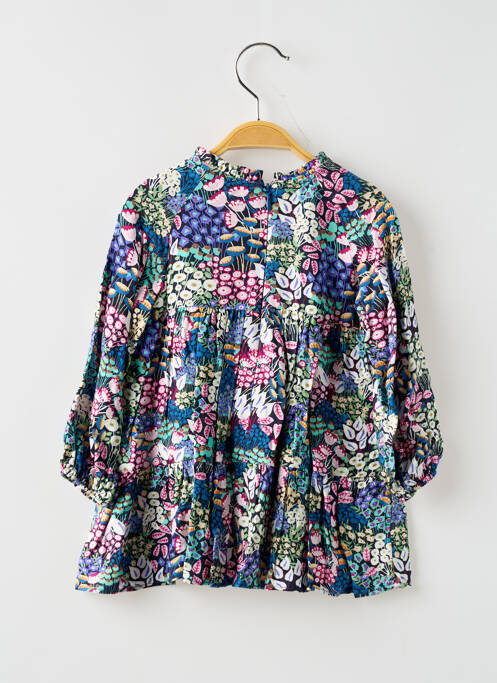 Robe mi-longue bleu MAYORAL pour fille