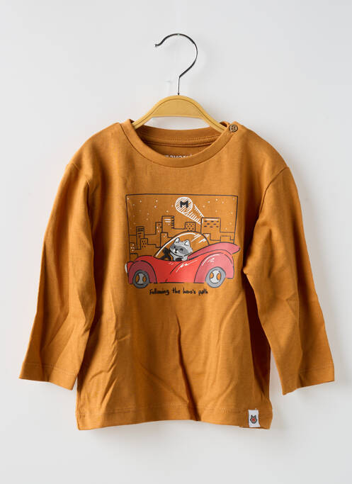 T-shirt marron MAYORAL pour garçon