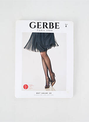 Collants stretch noir GERBE femme