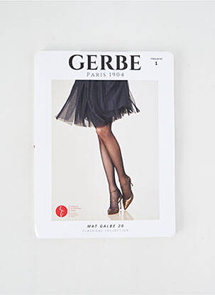 Collants stretch marron GERBE femme