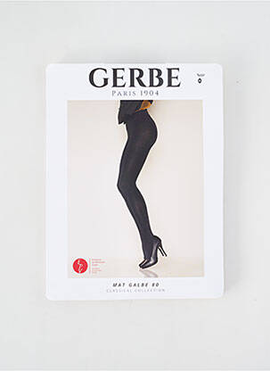 Collants stretch noir GERBE femme