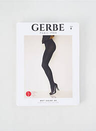 Collants stretch noir GERBE femme