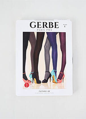 Collants stretch bleu GERBE femme