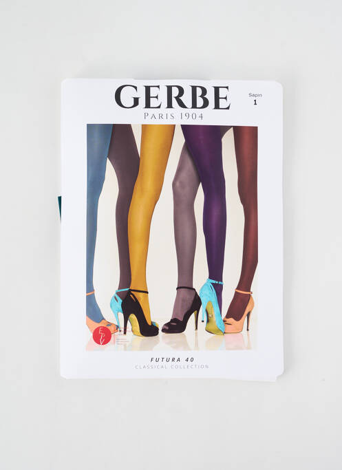 Collants vert GERBE pour femme