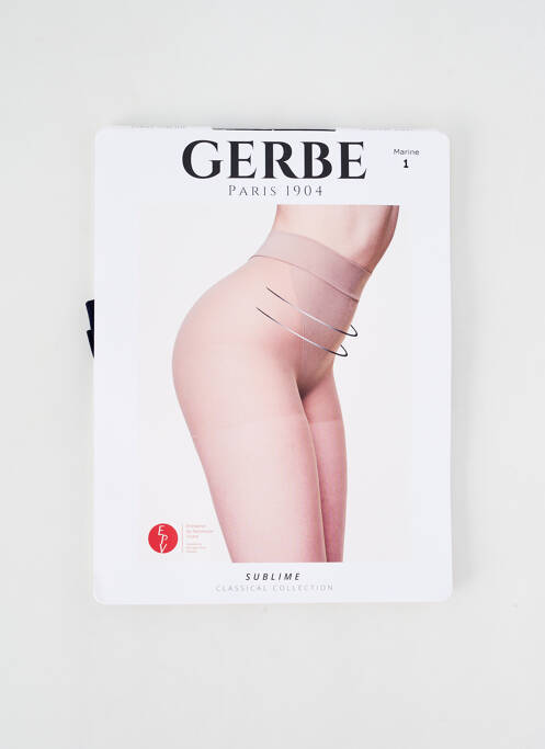 Collants bleu GERBE pour femme