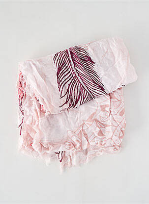 Foulard imprimé fantaisie rose BARTS femme