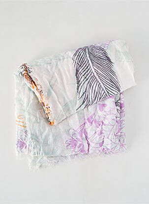 Foulard imprimé fantaisie blanc BARTS femme